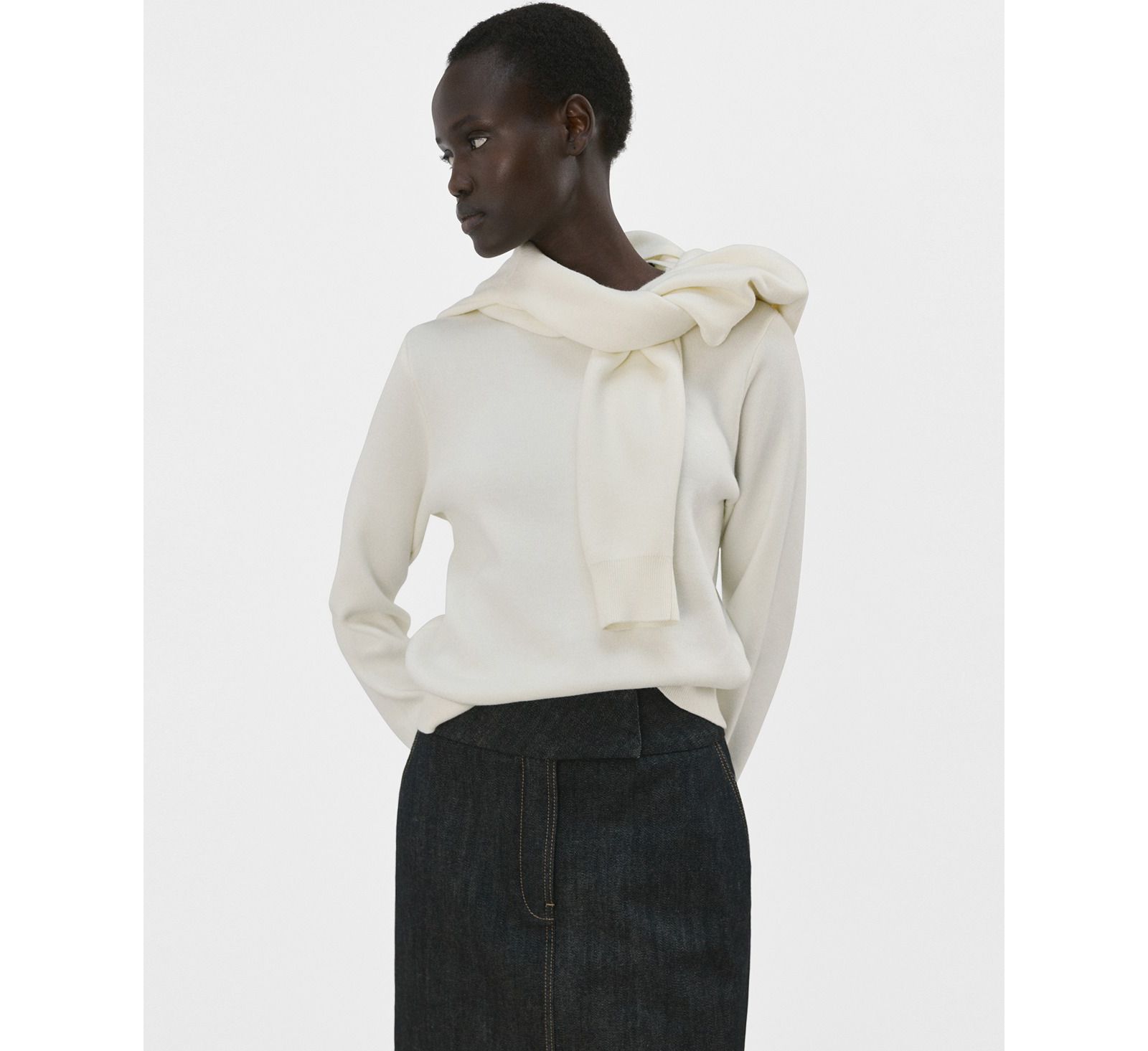Mango Women's Buttoned Cuffs Sweater