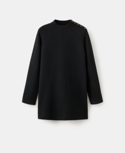 Mango Женский Button Knit Dress