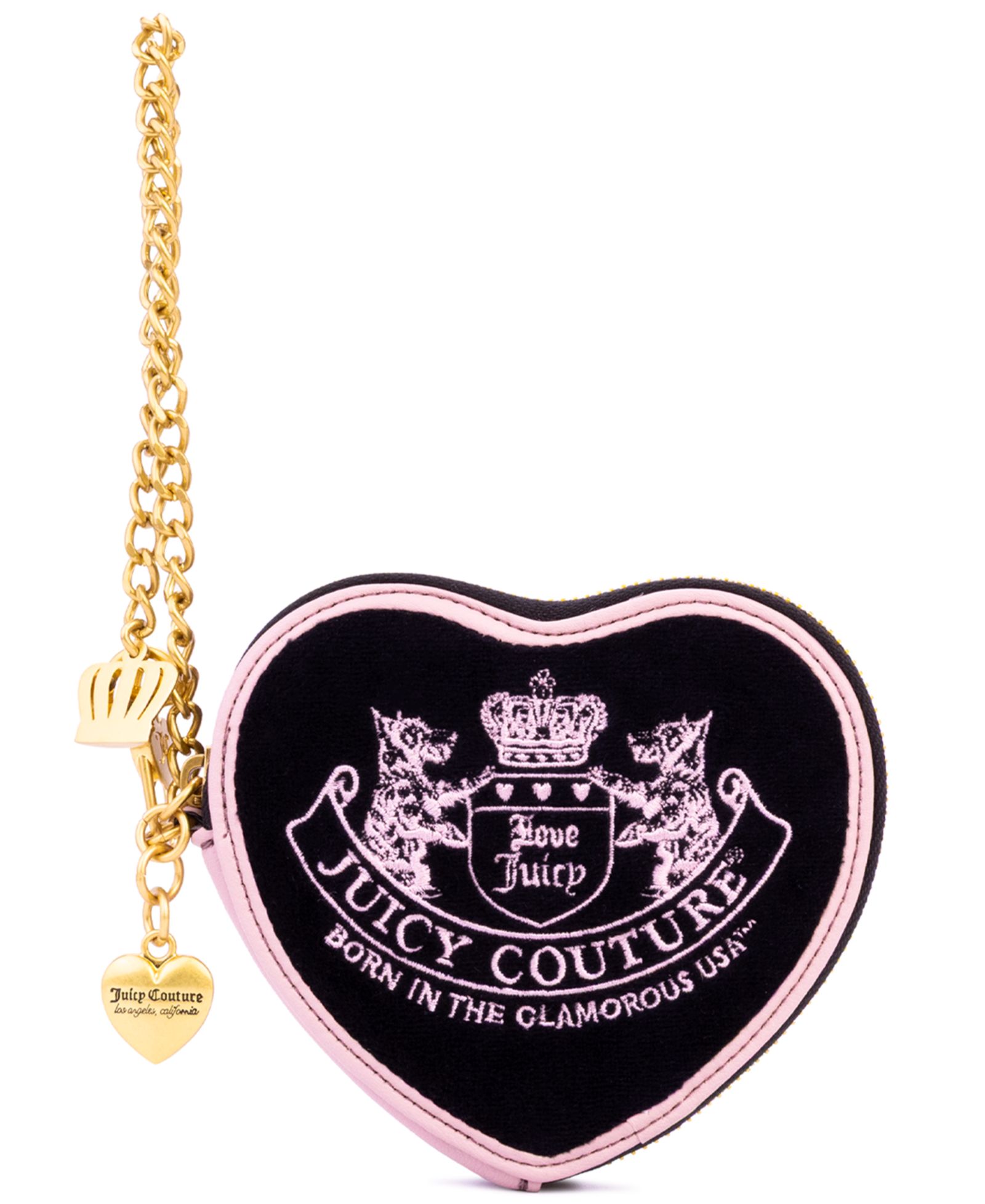 Кошелек Juicy Couture Heritage Core с сердечком и молнией