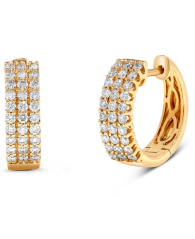 Macy's Diamond Earrings (1/2 ct. t.w.) in 14k Yellow Gold