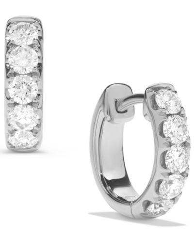 Серьги с бриллиантами (1 ct. t.w.) в 14k желтом золоте