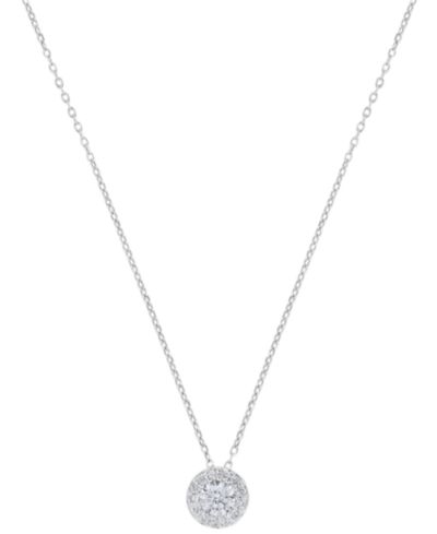 Подвеска Diamond Pendant Necklace (1/4 ct. t.w.) в 14k Yellow Gold от Macy's