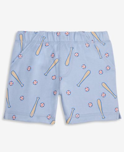 First Impressions Baby Boys' Mix & Match Baseball-Print French Terry Shorts, Macy's Exclusive