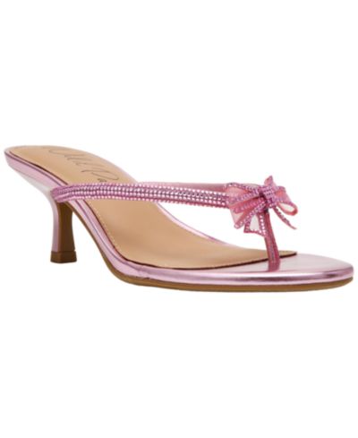 Wild Pair Women's Silree Slip-On Bow Sandals, Macy's Exclusive