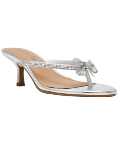 Wild Pair Women's Silree Slip-On Bow Sandals, Macy's Exclusive