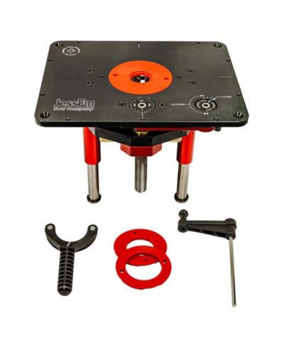 JessEm 02121 Mast-R-Lift II Router Lift - 8-1/4" x 11-3/4" Precision Router Table Lift
