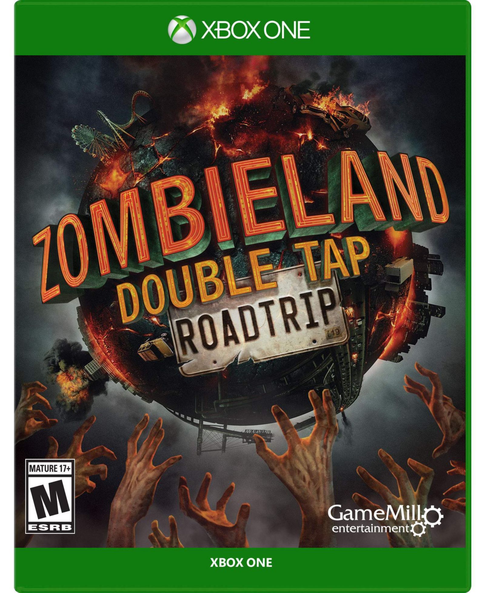 Зомбиленд Дабл Тап Роудтрип 4-игроков Локальный кооператив Шутер Xbox One