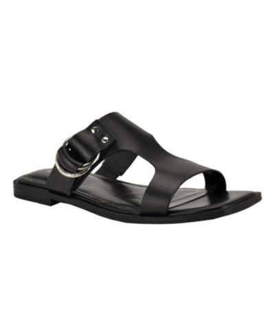 Женские кожаные сандалии Calvin Klein Meritt Flat Slip-On