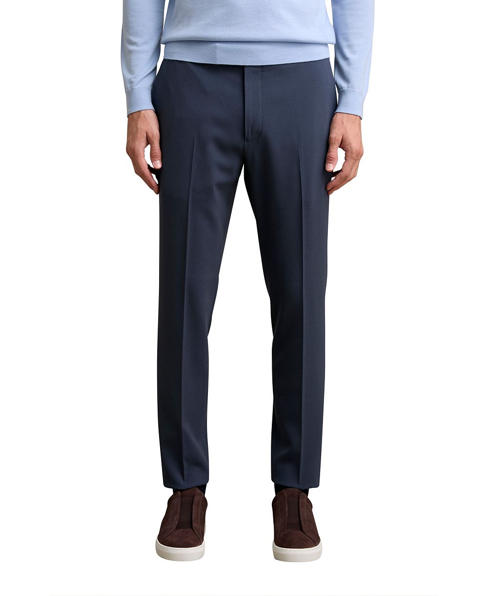 REISS Men's Found Stretch Slim-Fit Drawstring Pants