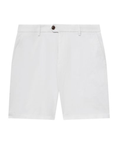 REISS Men's Wicket Modern Fit 7" Cotton Blend Chino Shorts