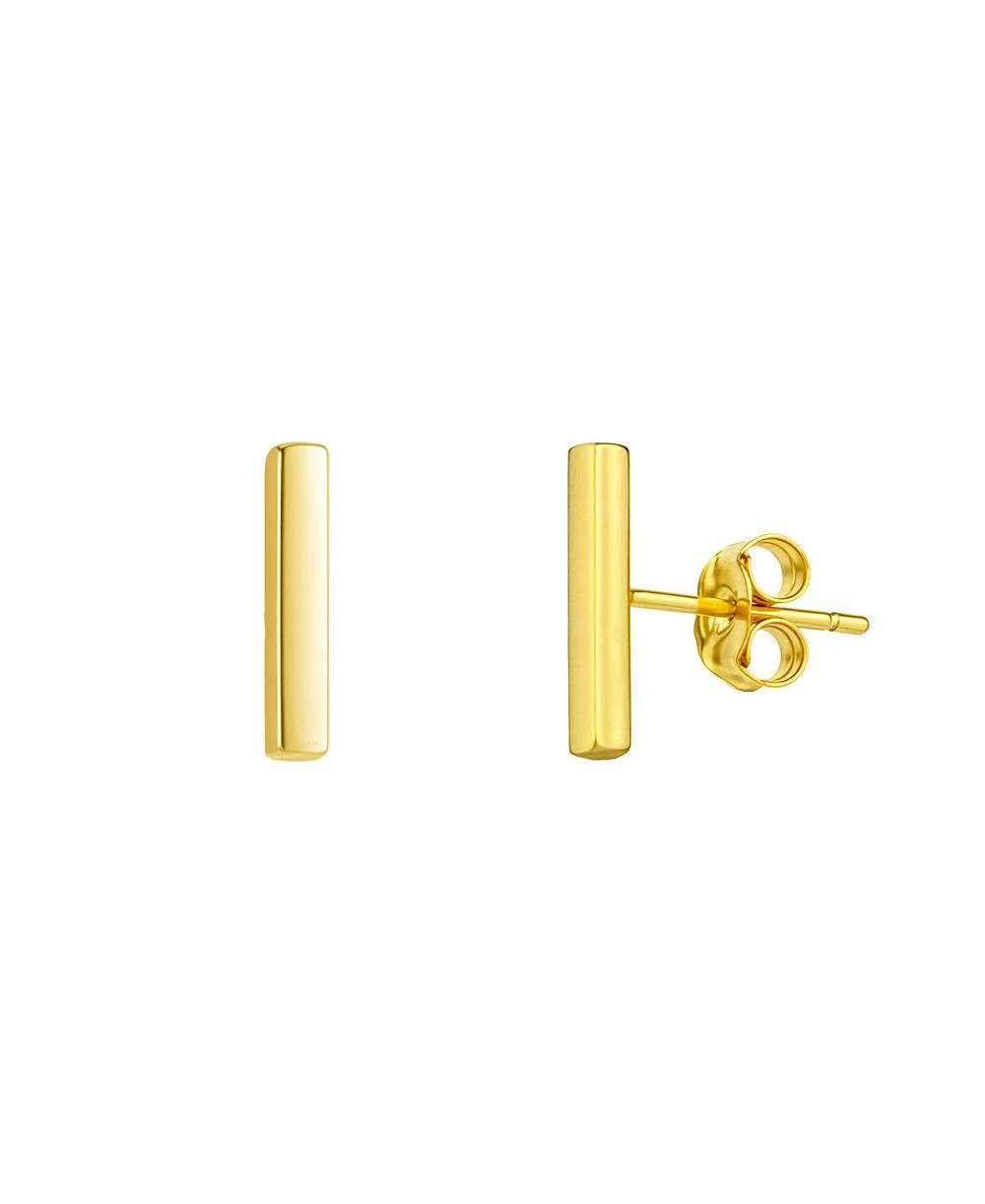 Серьги Spero London Bar Stud Plain Sterling