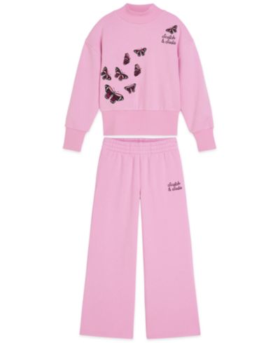 SCOTCH & SODA Girls' 4-6X Long-Sleeve Top and Pants, 2-Piece Set