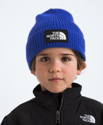The North Face детская шапка с логотипом TNF и манжетой