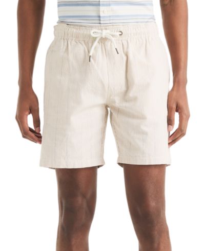 Nautica Шорты 7" Striped Slub Textured с завязками