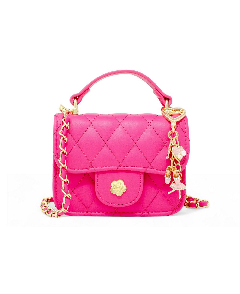 Маленькая стеганая сумка ZOMI GEMS Tiny Quilted Ballet Charm