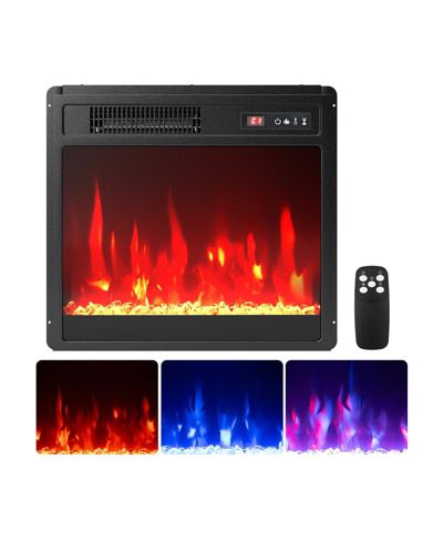 SUGIFT | Electric Fireplace Heater Insert | 18 Inch with Overheat Protection