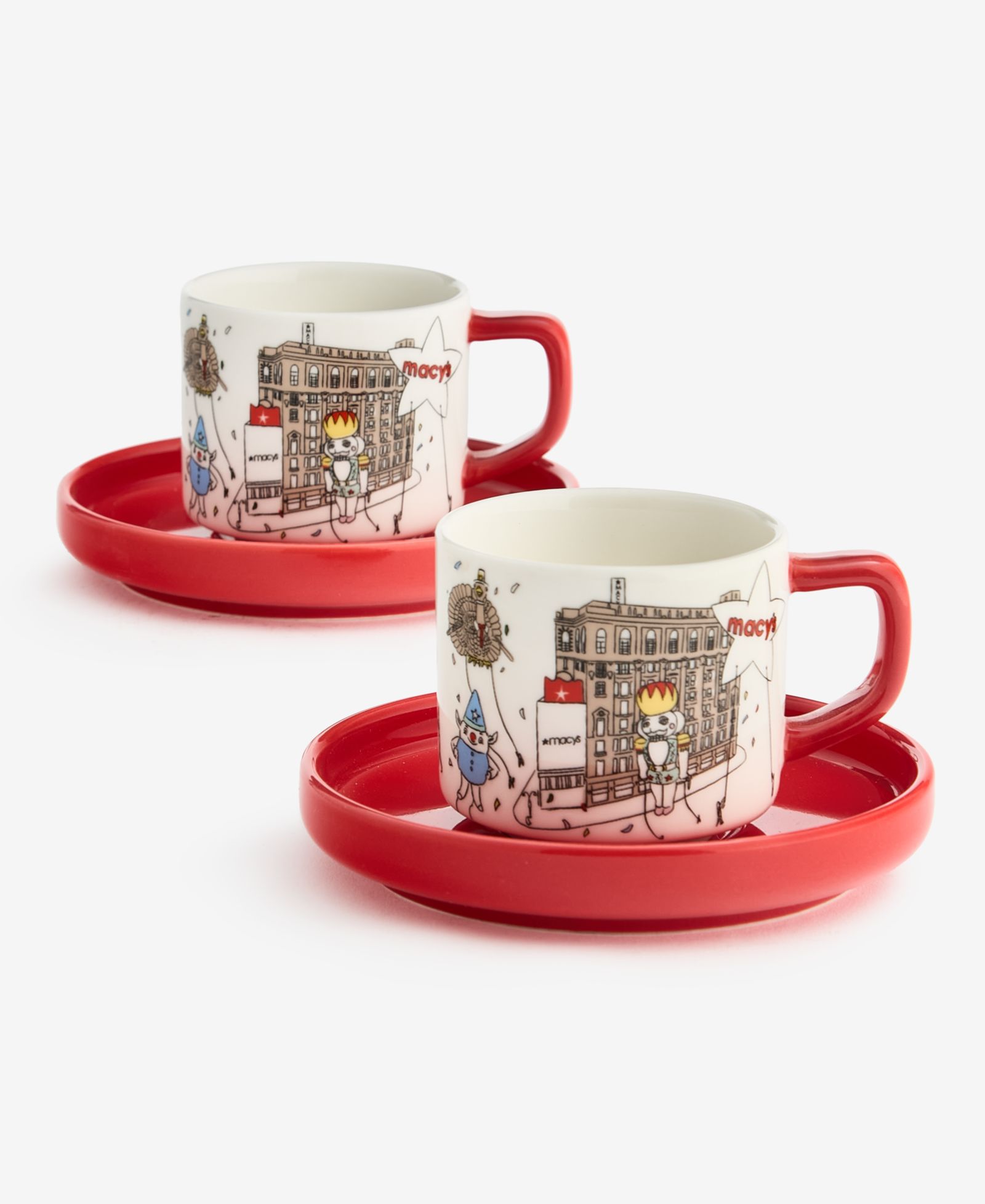 Набор для эспрессо из керамики Macy's Stoneware, 2 шт.