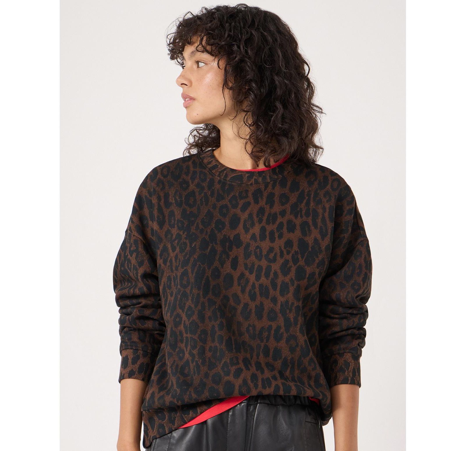 Hush Women's Leopard Print Sweatshirt