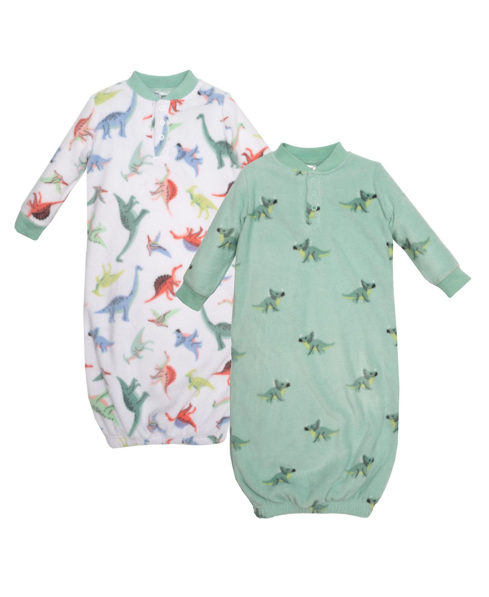 Hudson Baby детские флисовые комбинезоны Cheerful Dino Friends для новорожденных