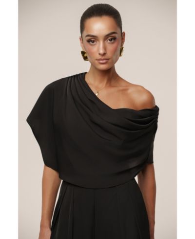 JLUXLABEL Women's Gleam and Glow Satin Top