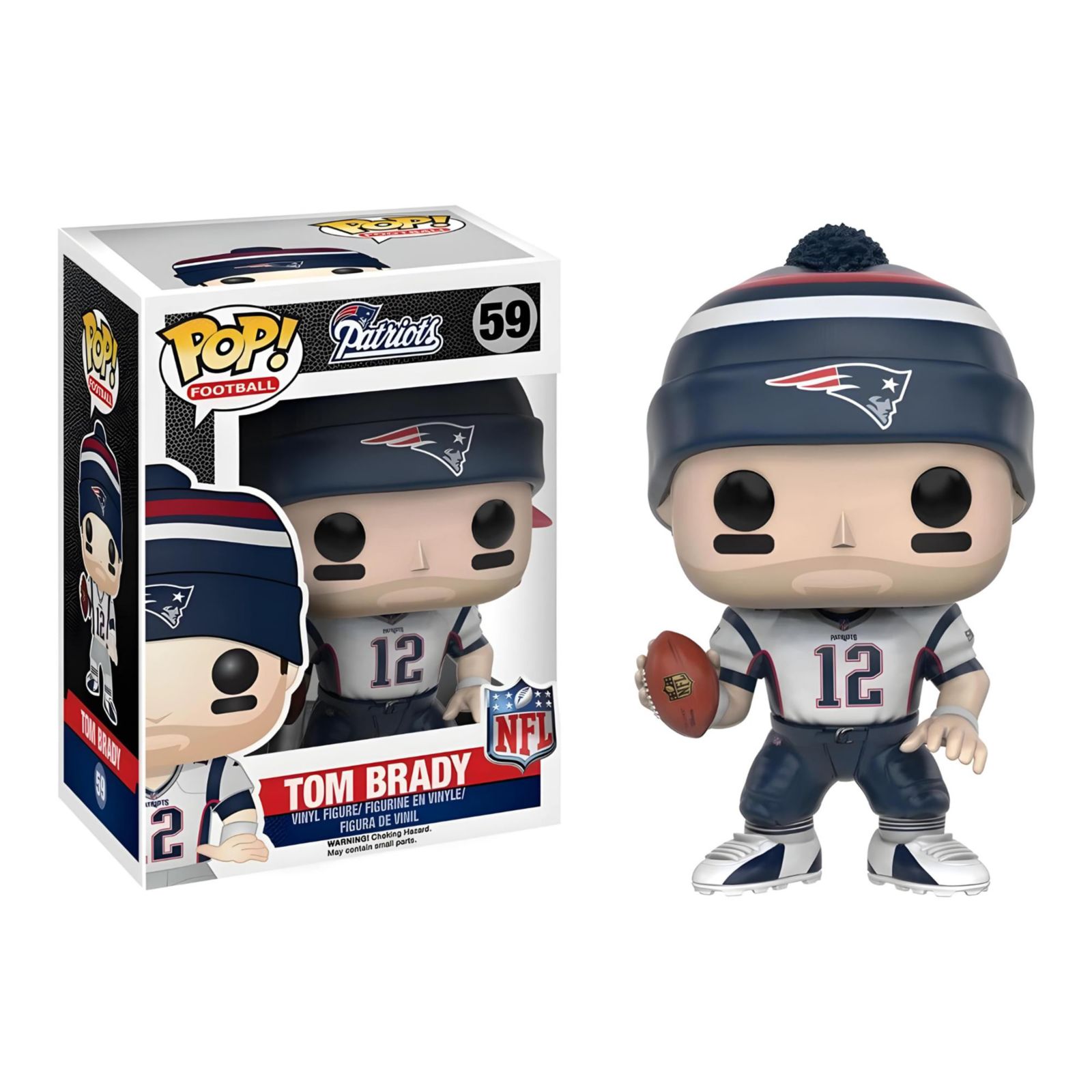 Фигурка Funko Pop! Том Брэди, New England Patriots, оценка AFA 9.0, 3.75", винил, для детей 6+