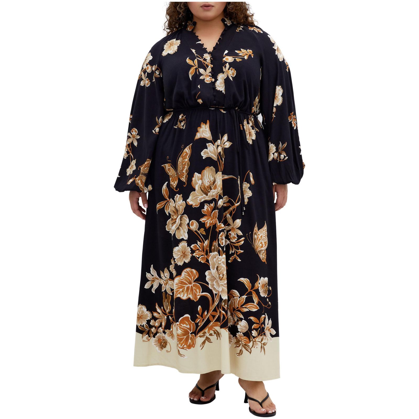 Женское макси-платье CITY CHIC Plus Size Love At First Sight