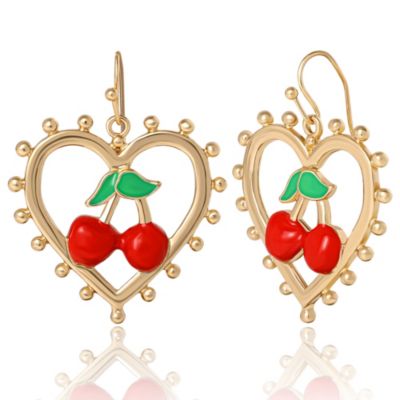 Серьги-подвески Juicy Couture Cherry Heart