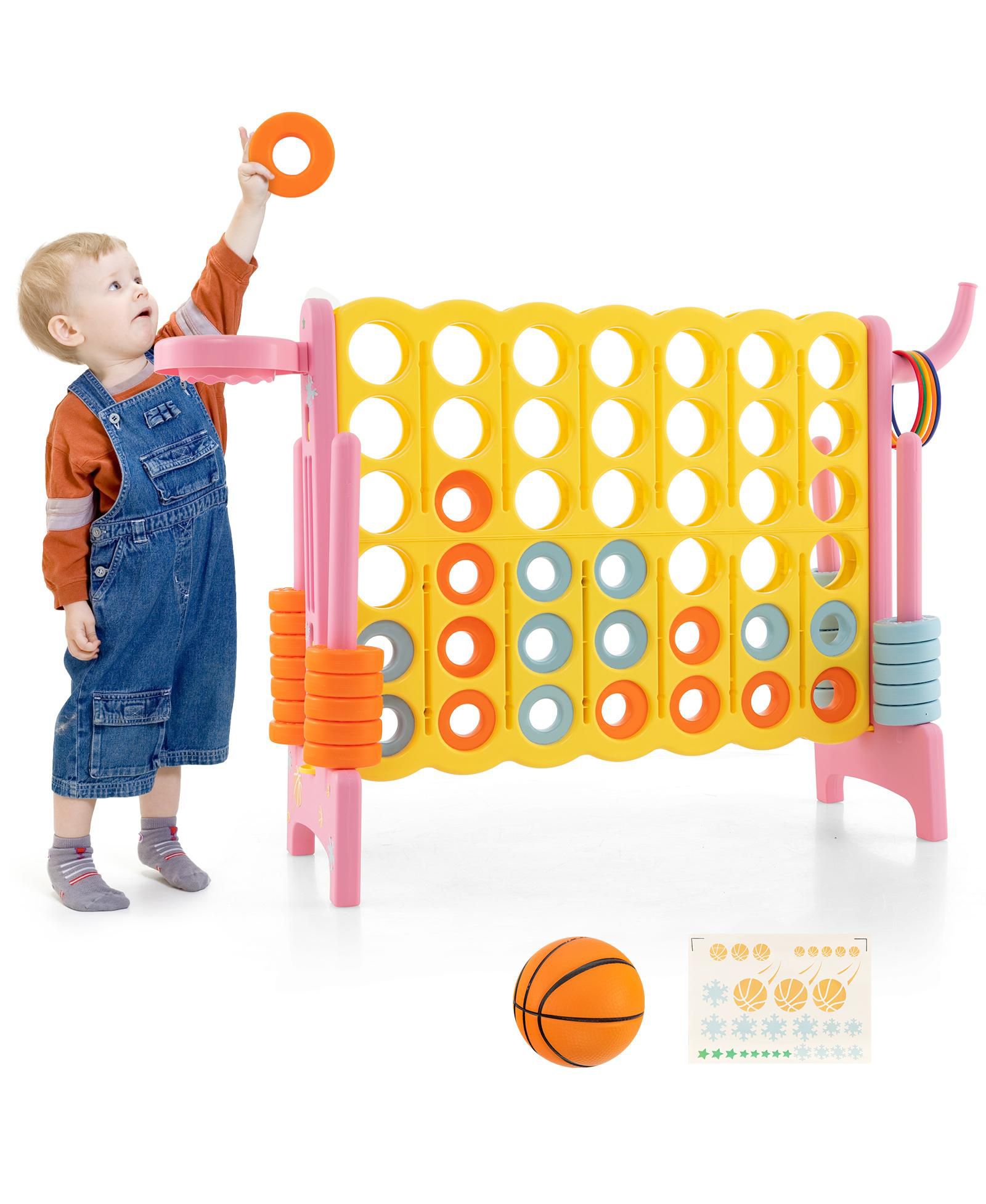 Игра SUGIFT 4-in-a-Row Connect с баскетбольным кольцом