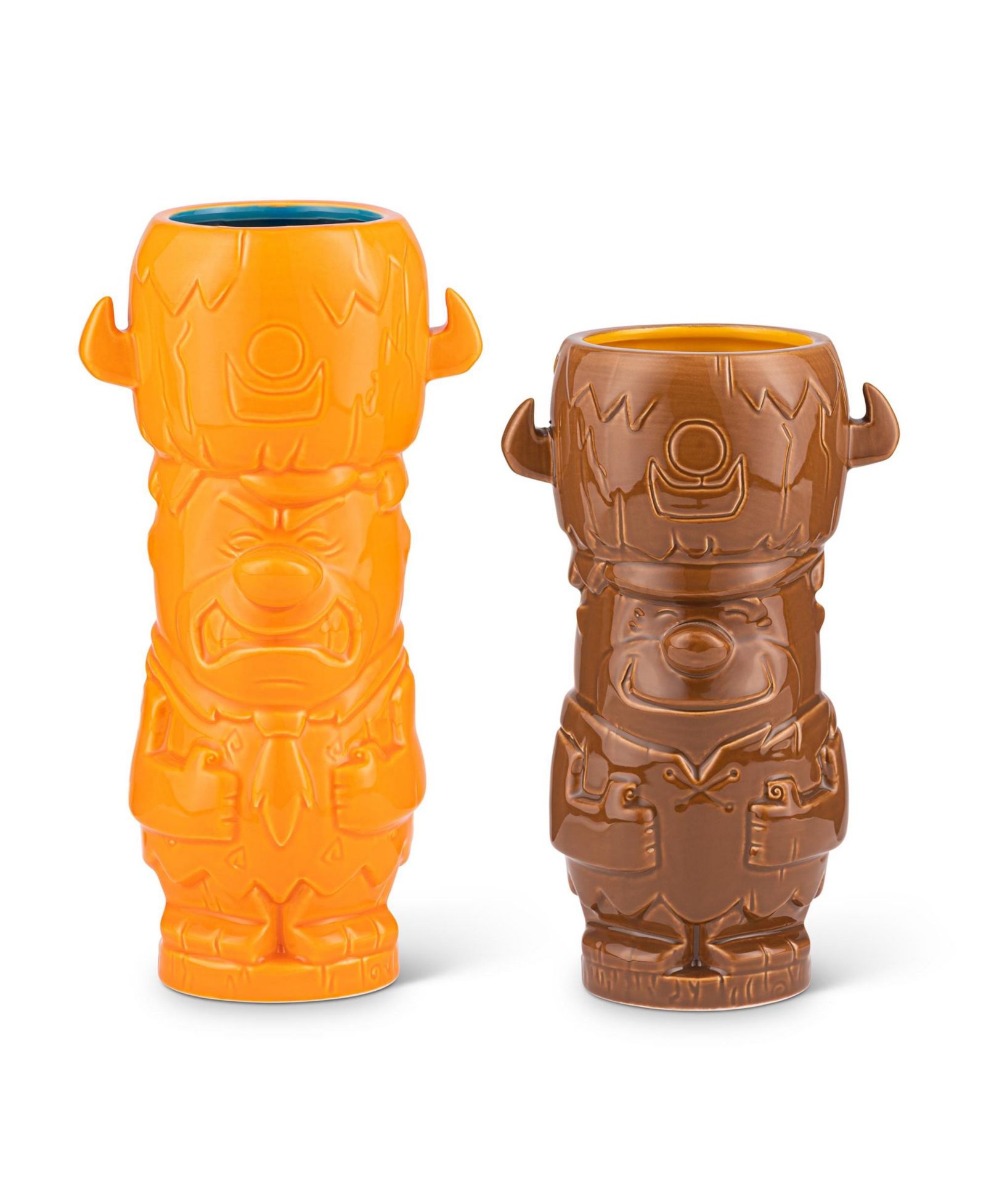 Geeki Tikis набор кружек The Flintstones Fred and Barney Tiki, 28 Ounces