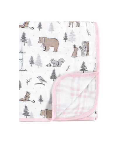 Мягкое одеяло Hudson Baby Muslin Tranquility Quilt Blanket