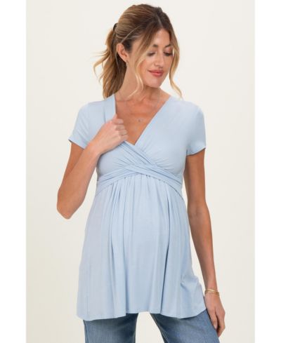 Pinkblush Women's Draped Front Nursing Top