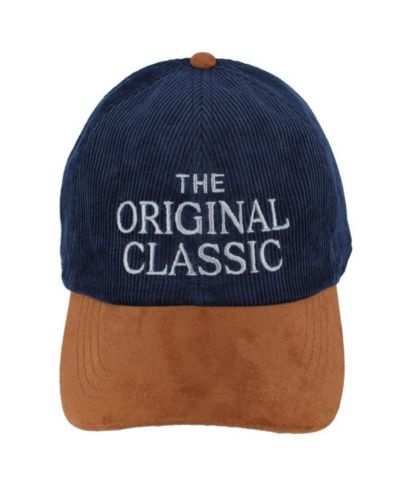 TRAFALGAR Men's The Original Classic 5 Panel Corduroy Baseball Hat with Faux Suede Brim