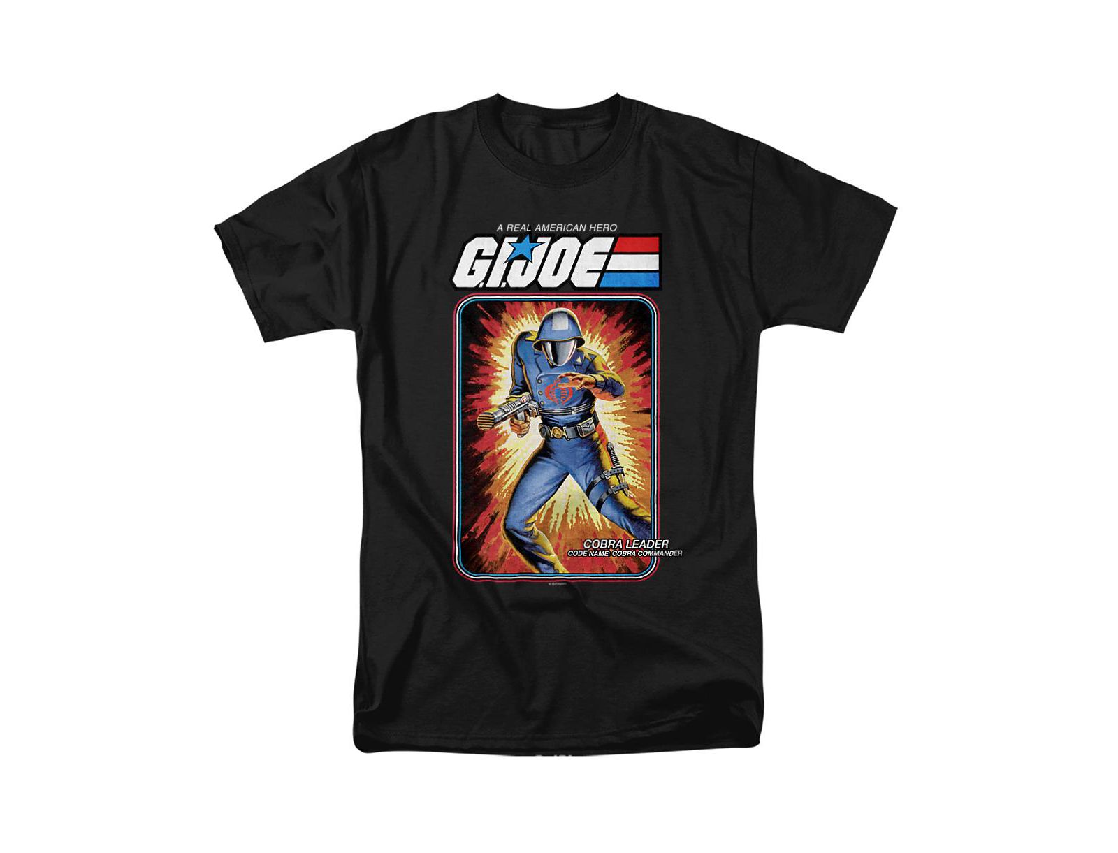 Мужская футболка Hasbro+ G.I. Joe Cobra Commander Card