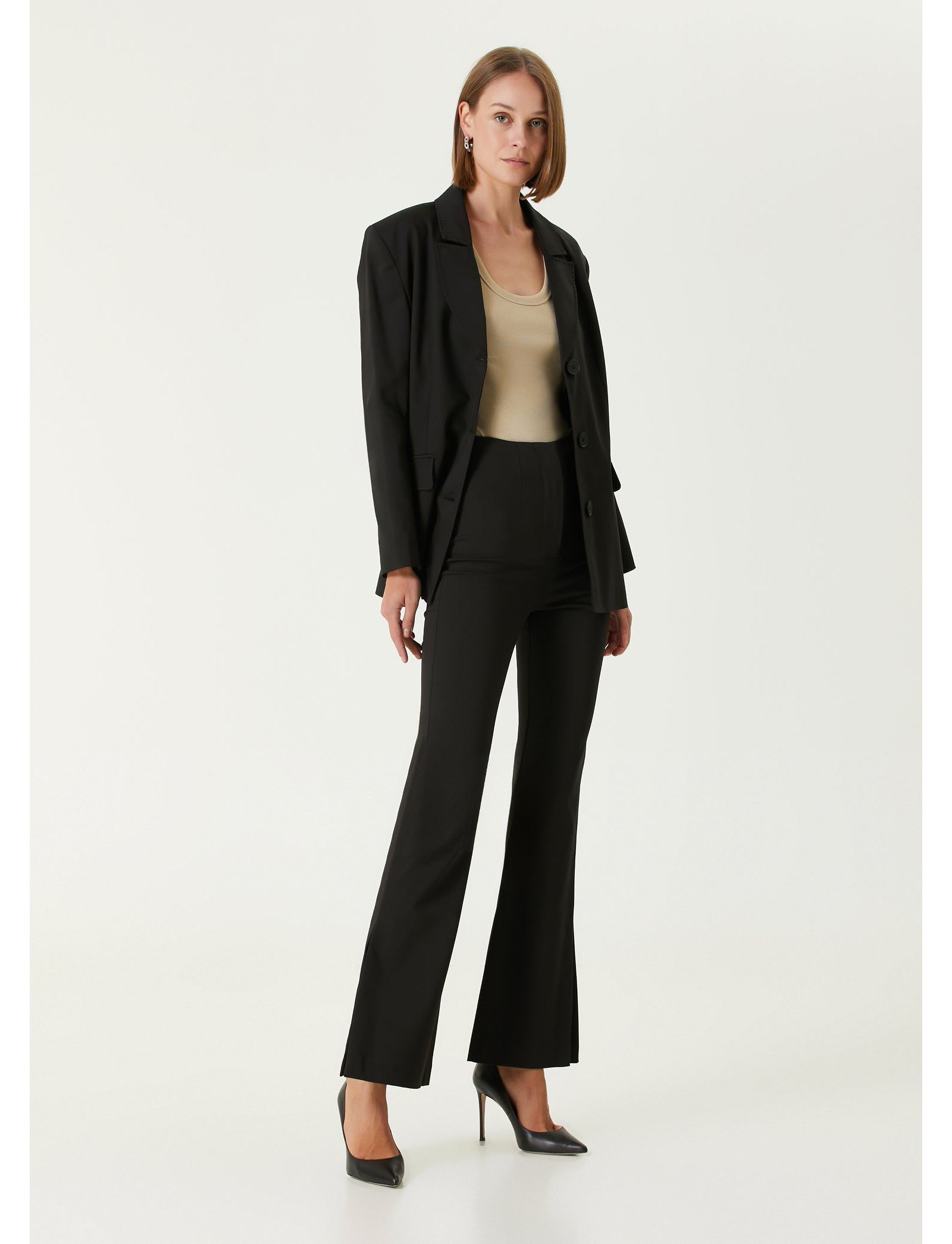 Брюки PCFG Women's Cotton Flared Skinny