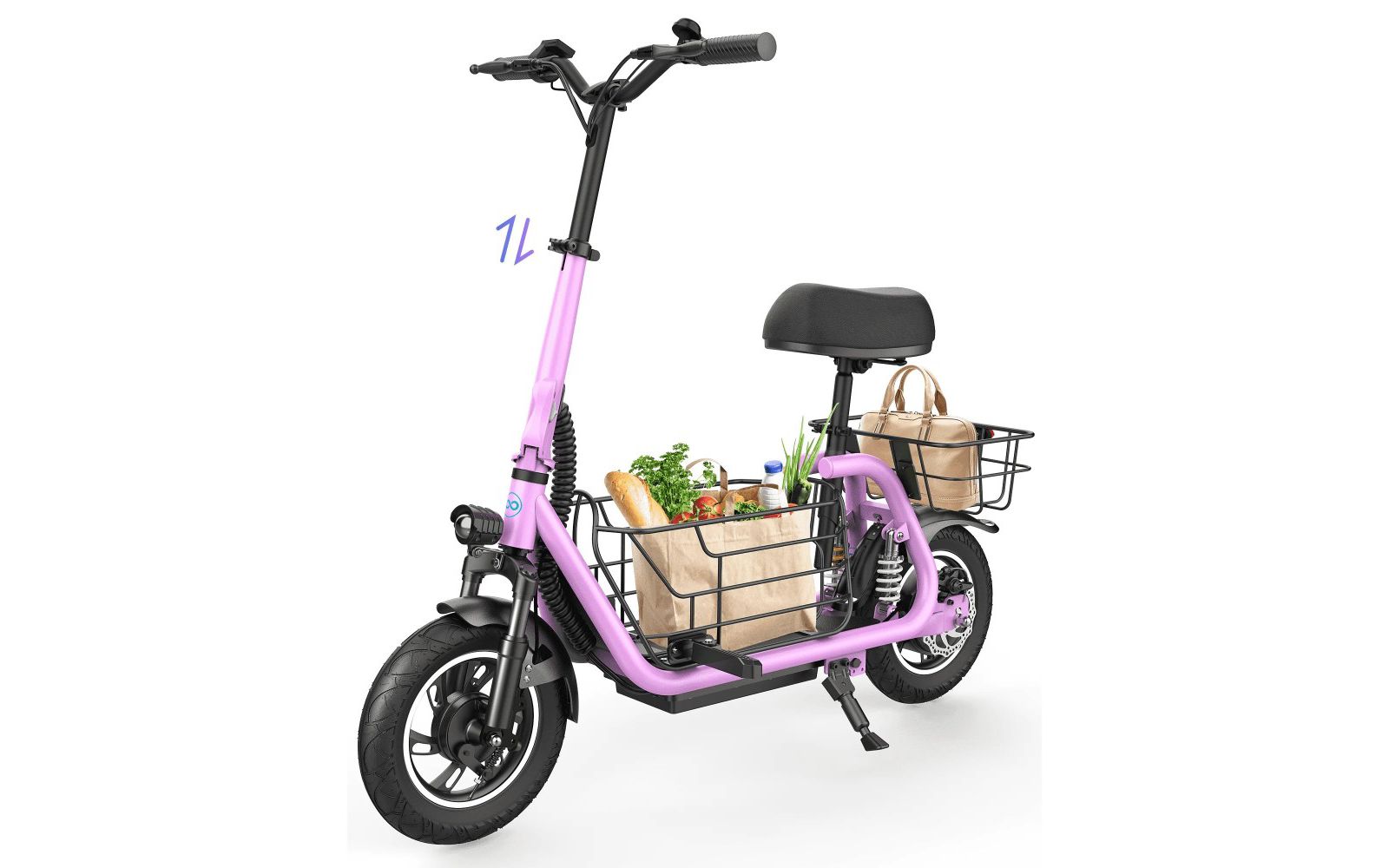 Электросамокат Everyfun 550W с сиденьем для взрослых