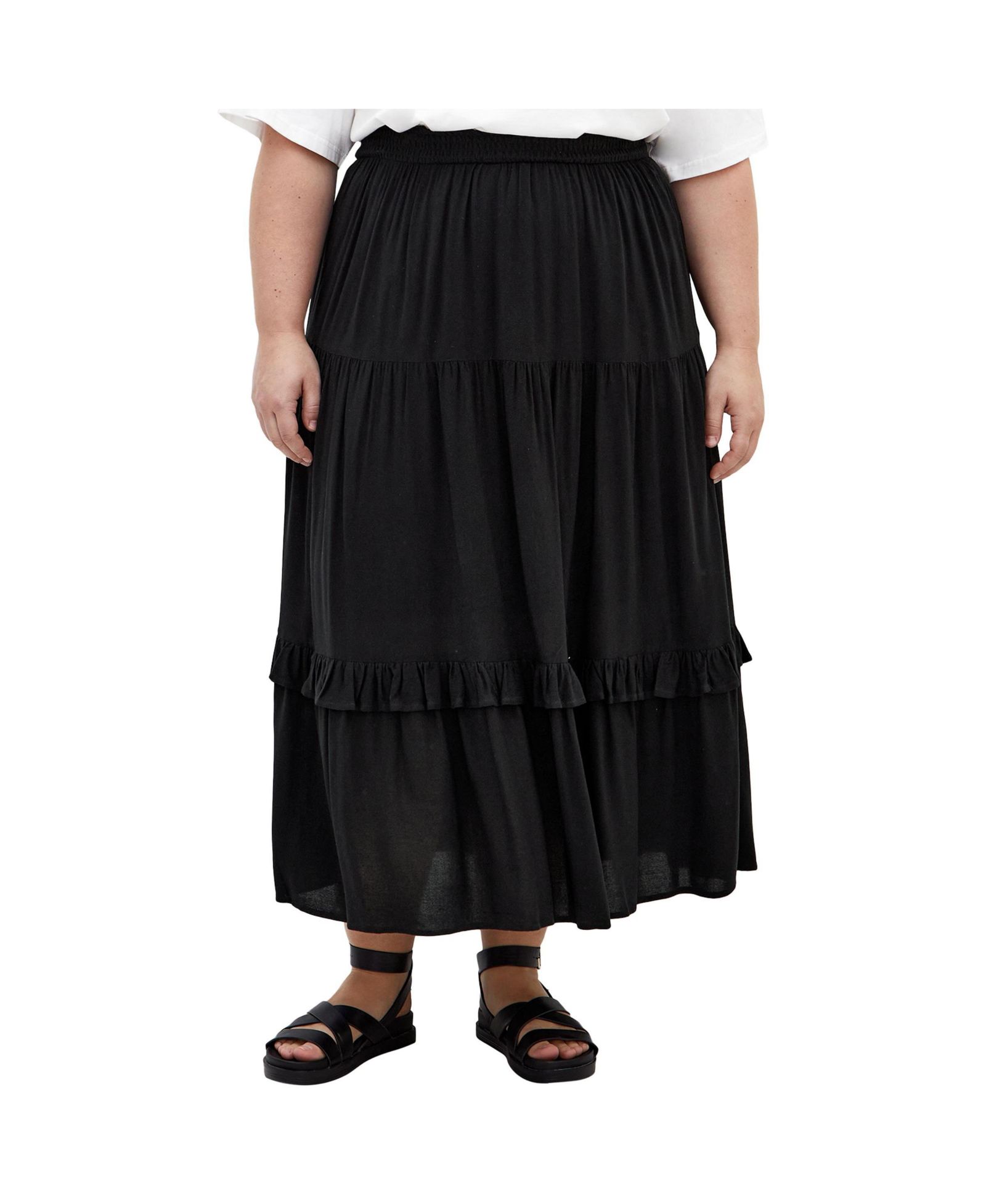 Юбка CITY CHIC Plus Size Devine Beauty Plain