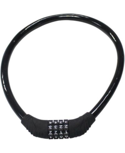 Batfox Bike Lock with 4-Digit Adjustable Combination Cable , 2Ft x 1/2 Inch
