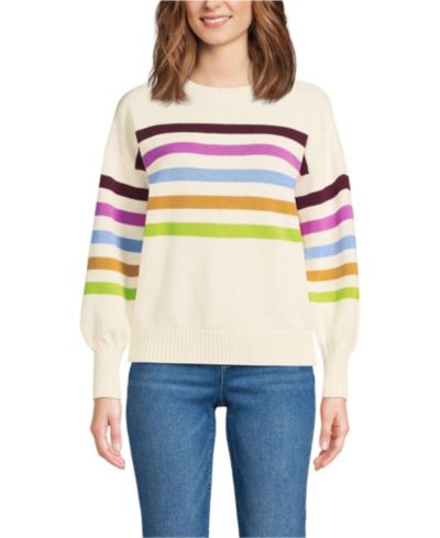 Lands' End Женский джерси свитер Petite