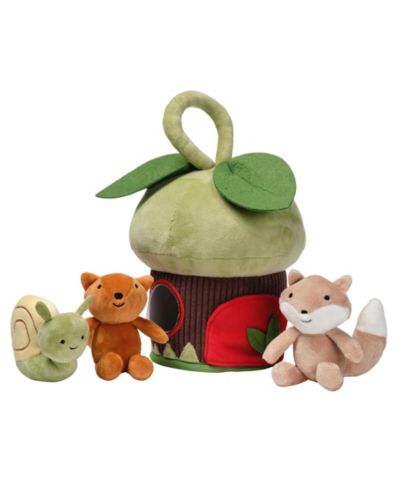 Набор мягких игрушек Lambs and Ivy Treehouse Soft Plush Interactive Play Set