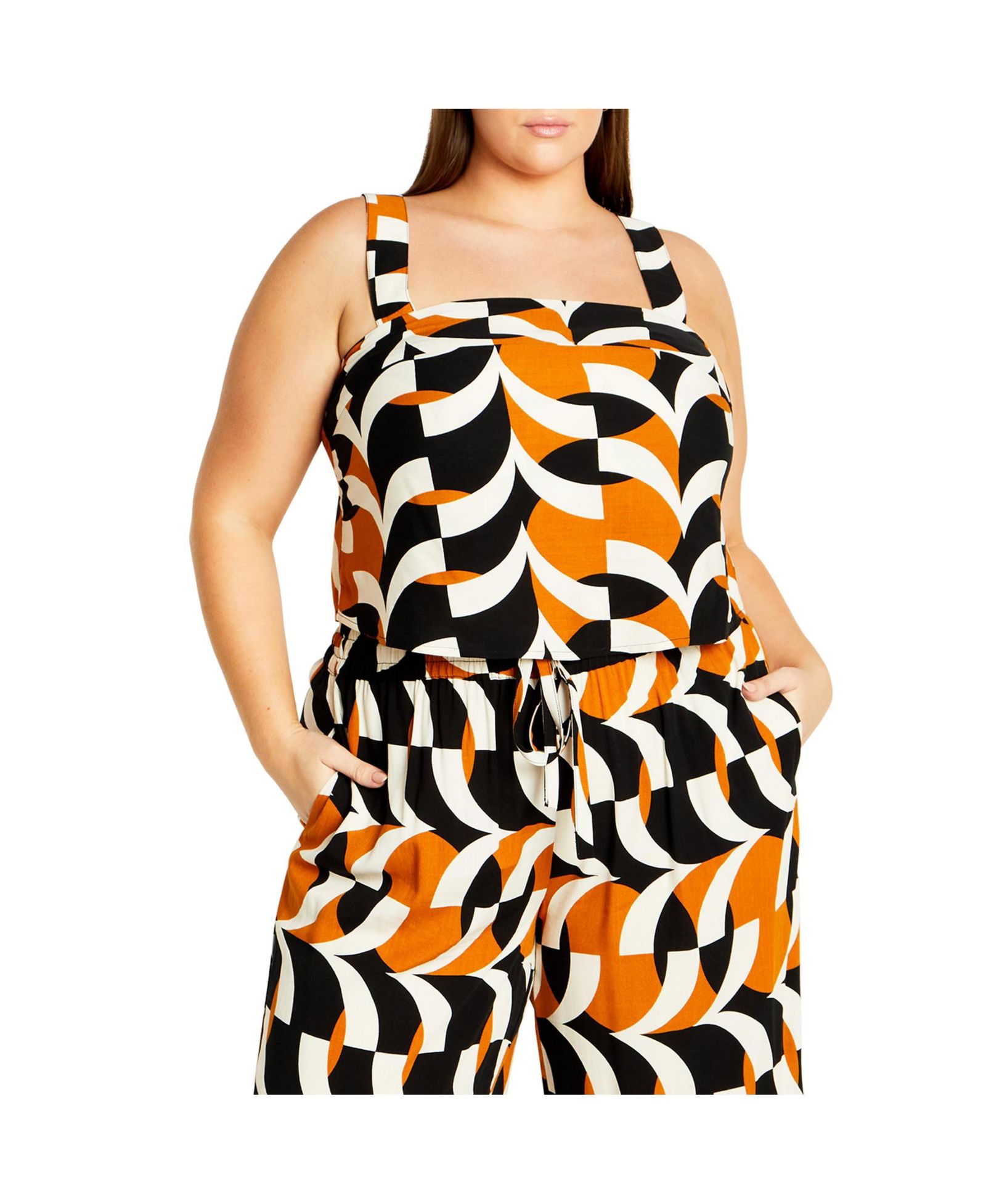 Топ CITY CHIC Plus Size Mystic Print