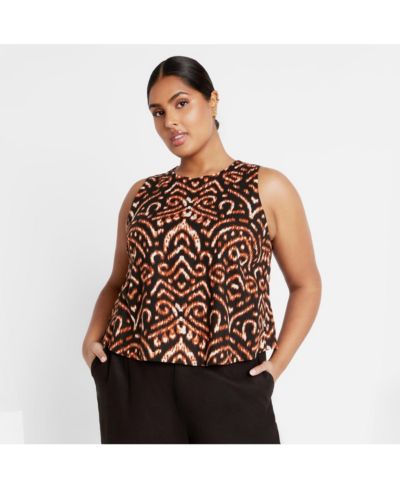 CITY CHIC Women's Plus Size Amara Print Top