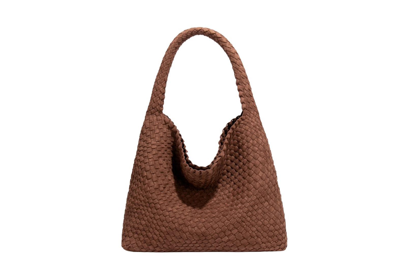 Женская сумка SUSU Suede Woven Hobo Bag Large Slouchy Tote