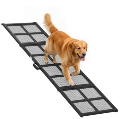PawHut Dog Car Ramp, 75" x 20" Large Folding Portable Pet Ramp