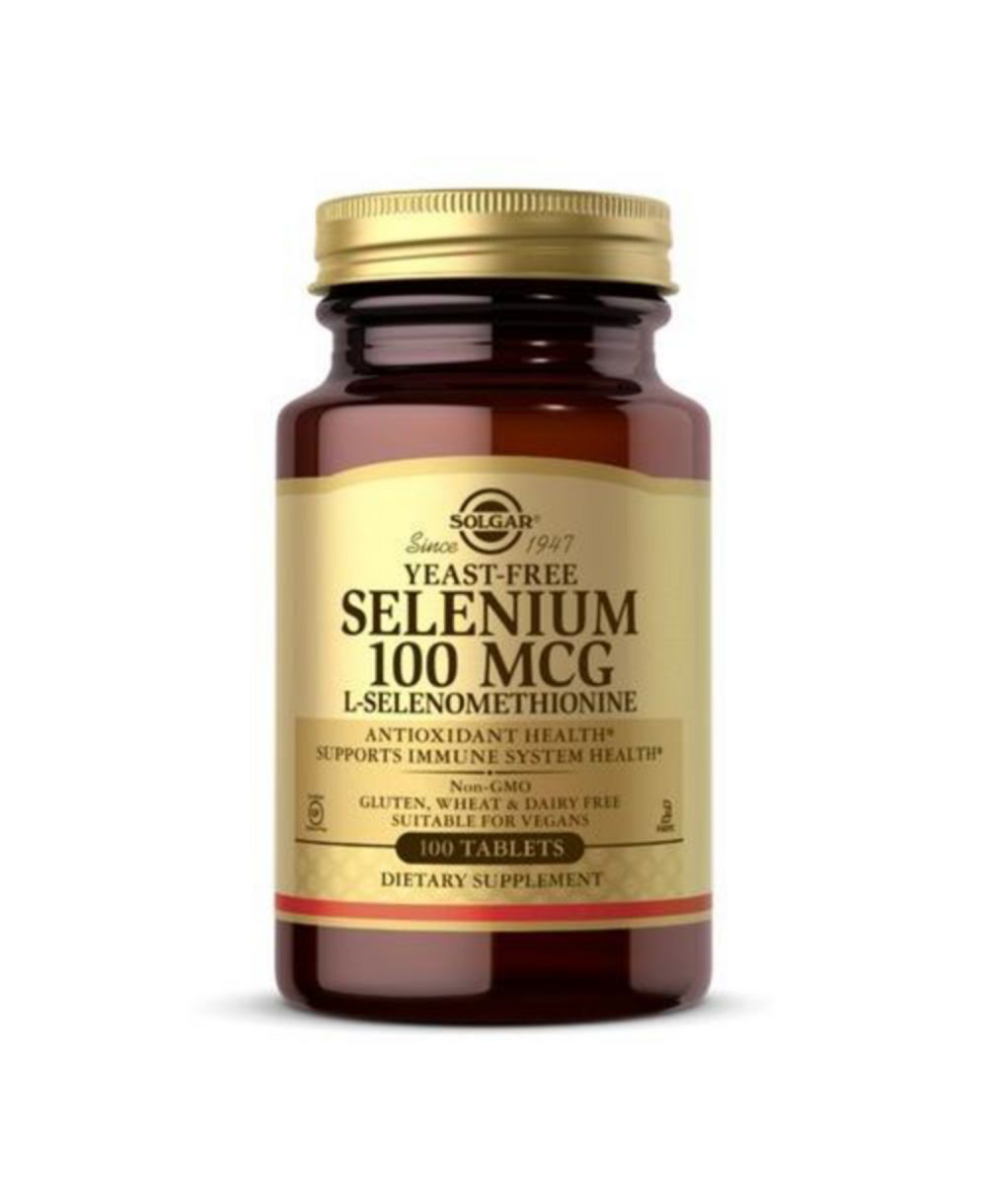 Solgar селен без дрожжей, 100 mcg, 100 таб.