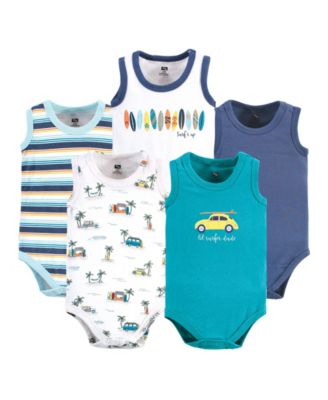 Детские боди Hudson Baby Baby Boys Hudson Soft Cotton Sleeveless Onesies