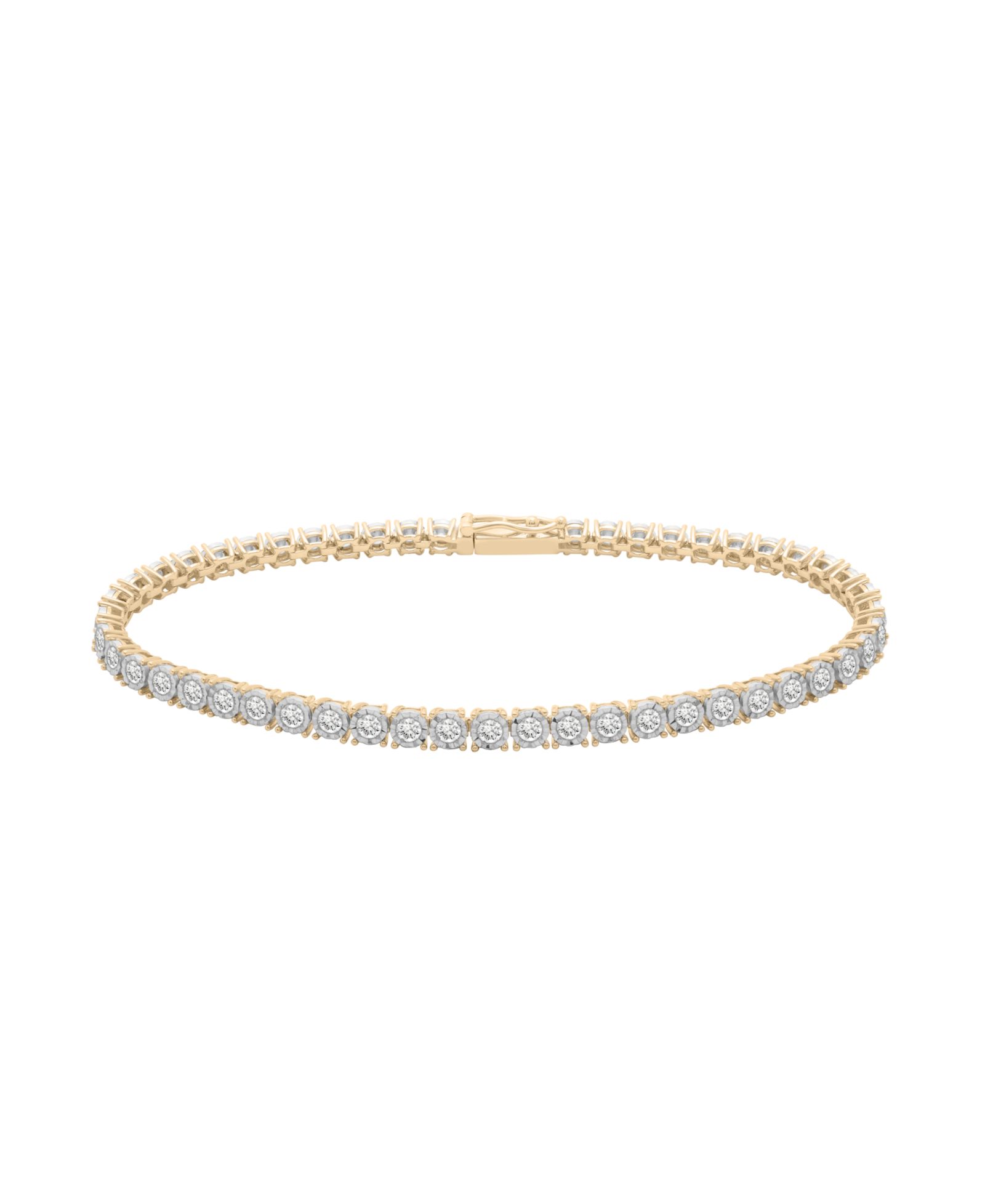 Браслет с бриллиантами 10k Yellow Gold (2 ct. t.w.)