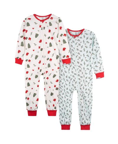 Gerber Детские пижамы без ножек, 2-Pack Snug Fitting для девочек