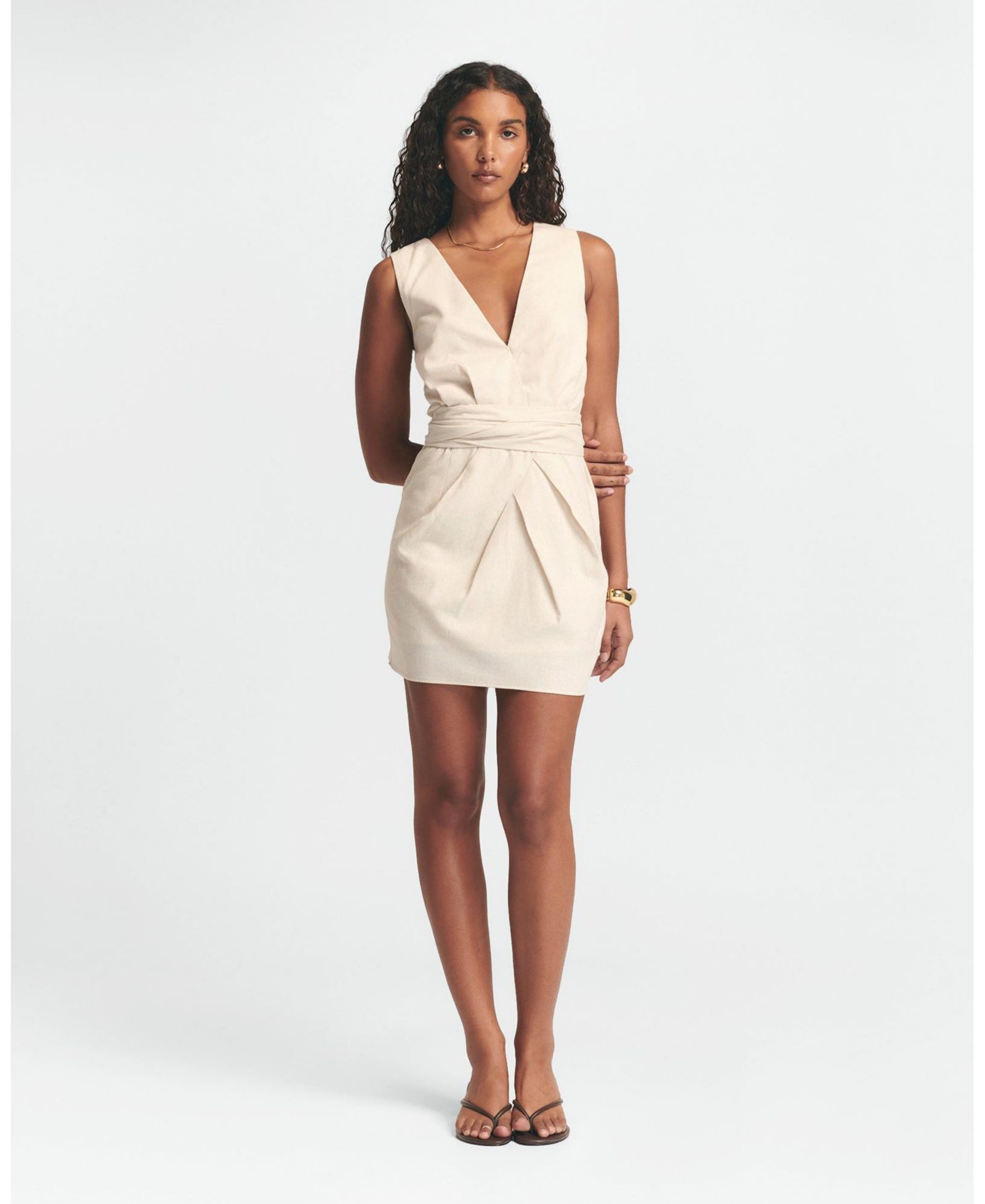 ST MRLO Women's Coral Mini Dress