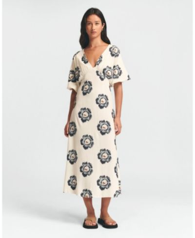 ST MRLO Women's Palm Midi Dress