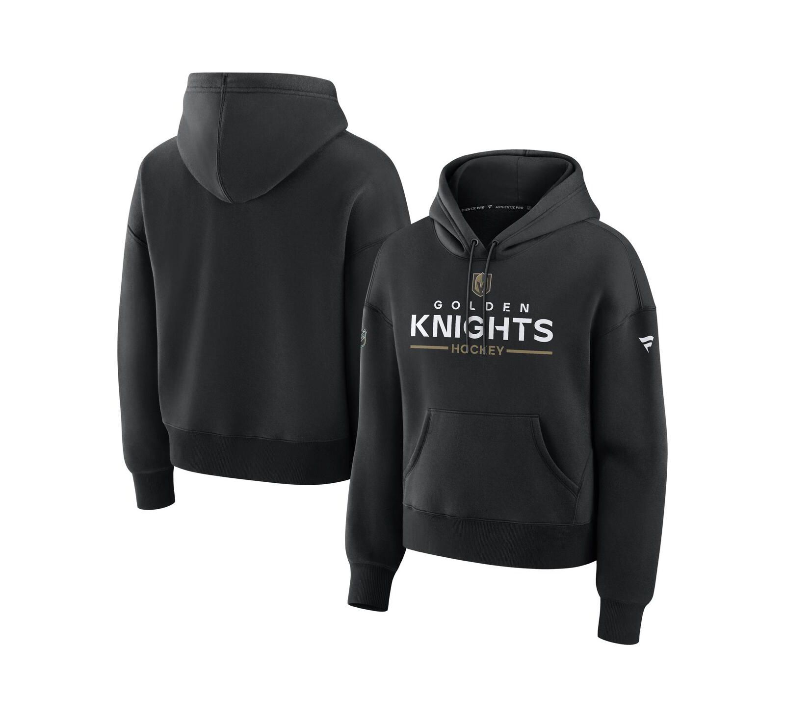 Женская толстовка Fanatics Vegas Golden Knights Authentic Pro Primary Pullover Black